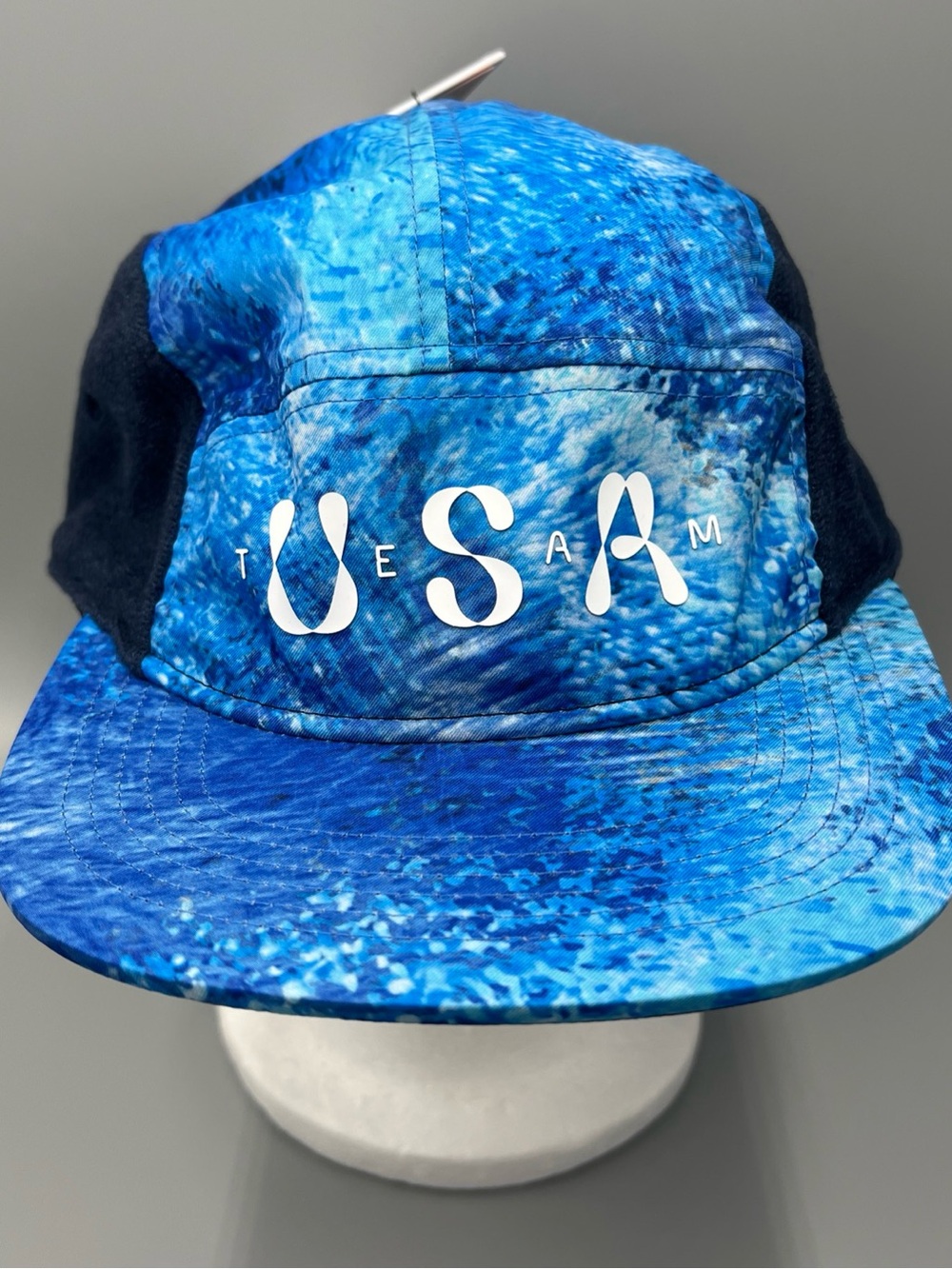 Nike 2024 Olympic Team USA Fly 5 Panel Hat, Blue. Dri-Fit. Sz L/XL FQ8159-405
